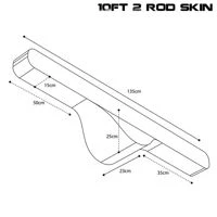 Nash Scope Ops Soft Protect Rod Skins 2 Rod
